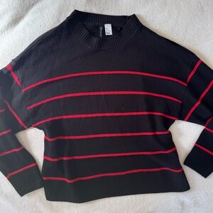 H&M Striped Pullover Sweater